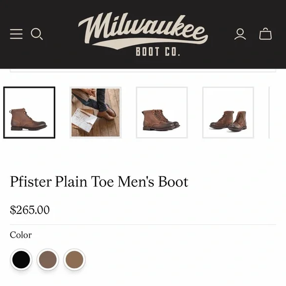 Like New! $265 Milwaukee Boot Co Brown Suede Nubuck Lace-Up Ankle Boots 10 - Picture 10 of 10